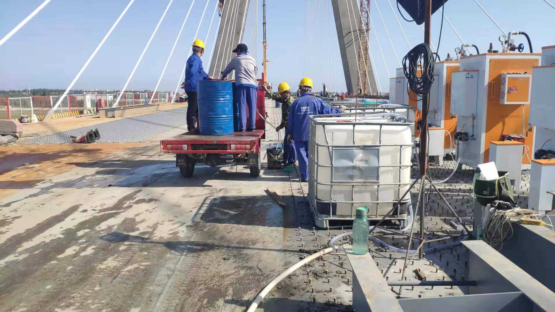 好色先生污版APP混凝土养护蒸汽发生器养护武汉军山长江大桥