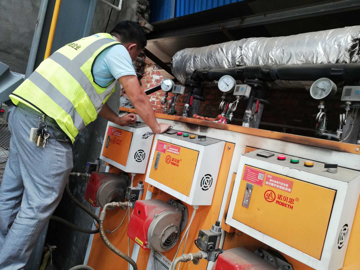 安全安心生产电镀产品，全自动蒸汽发生器多重保护